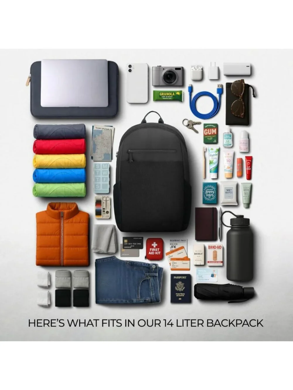 Anti-Theft Metro Backpack with RFID Blocking, Stylish Travel Bag for Safety